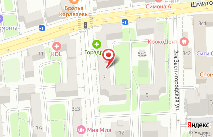 Медицинская лаборатория NovaScreen в Шмитовском проезде на карте