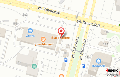 Киоск по продаже хлебобулочных изделий в Центральном районе на карте