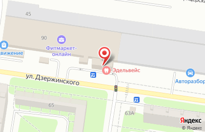 Стоматология Эдельвейс в Автозаводском районе на карте