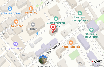 Ростелеком в Калининграде на карте