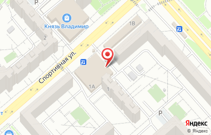 Магазин косметики и бытовой химии Метро на Спортивной улице на карте
