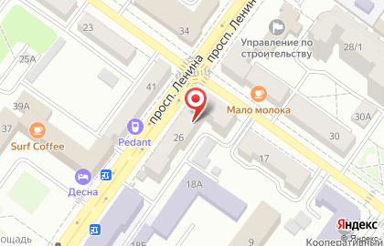 Гламур на проспекте Ленина на карте
