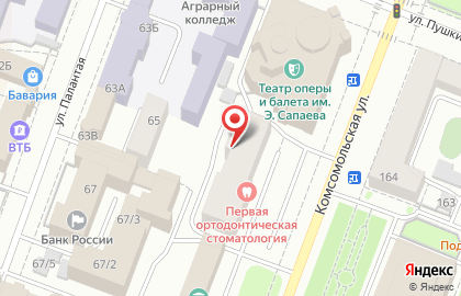 ВОКБАНК на Комсомольской на карте