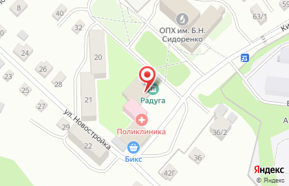 Центр народного творчества и социально-культурной деятельности Радуга на улице Новостройка на карте