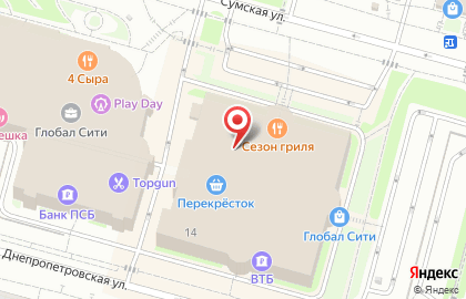Пиццерия Додо Пицца в Москве на карте