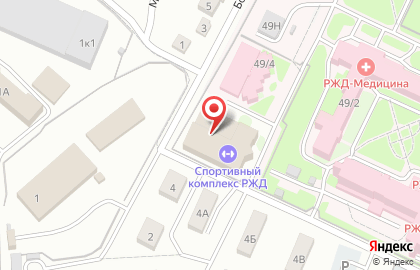 Спортивный комплекс в Хабаровске на карте
