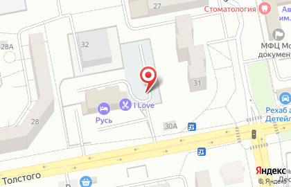 Автостоянка в Тольятти на карте