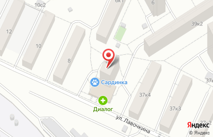 Почтовое отделение №125499 на карте