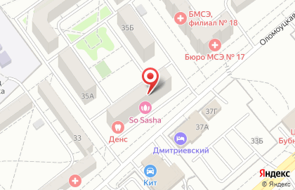 Сервисный центр Device на Оломоуцкой улице на карте
