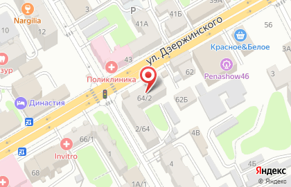 Банкомат Почта Банк в Курске на карте