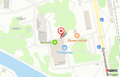ИНВИТРО на улице Булатниковский на карте