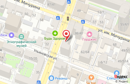 Агентство недвижимости Эталон в Октябрьском районе на карте