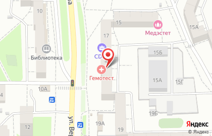 Интернет-магазин Азорто на улице Верхняя Дуброва на карте