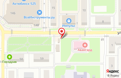 Продуктовый магазин на Коммунистической, вл59 на карте