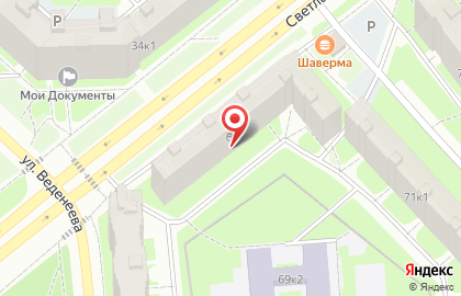 Мой мастер на Светлановском проспекте на карте