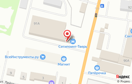 Торговая компания ТрансДеталь в Заволжском районе на карте