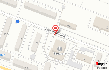 СССР на Артиллерийской улице на карте