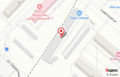 Шиномонтаж, ИП Кряжевских О.С. на Советской улице на карте