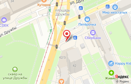 Сеть цветочных салонов Евробукет в Мотовилихинском районе на карте