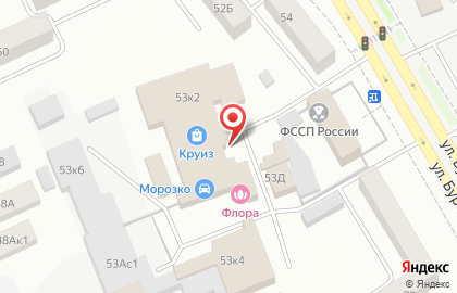 Киоск фастфудной продукции на улице Некрасова на карте