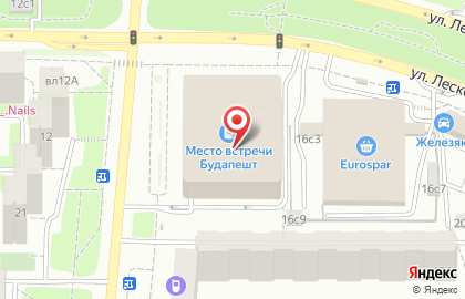 Сервисный центр iMobileX на улице Лескова на карте