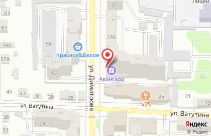Банкомат Авангард на улице Ватутина, 23 на карте