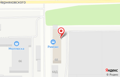 Торговая компания Аквана на улице Черняховского на карте