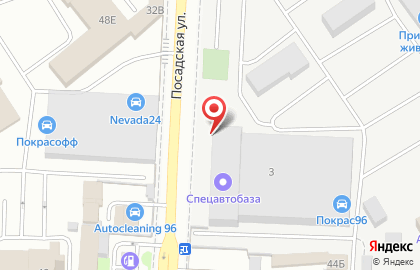 Банкомат Банк Екатеринбург в Верх-Исетском районе на карте