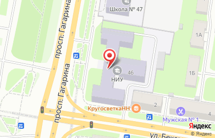 Нижегородский институт управления на карте