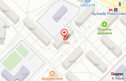 Мужская парикмахерская СуперМен на Ивантеевской улице на карте