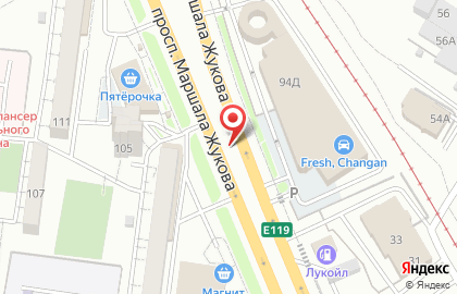 Билборды (6х3 м) от РА Экспресс-Сити в Дзержинском районе на карте