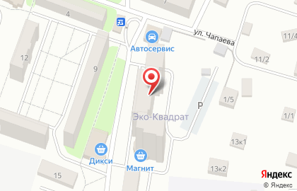 Магазин у дома Бристоль в переулке Щорса на карте