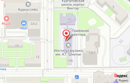 Московский государственный институт музыки им. А.Г. Шнитке в Москве на карте