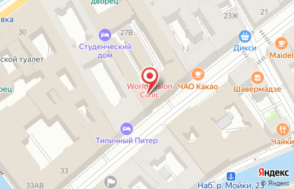 Оценка на Миллионной на карте