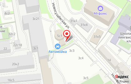 Автокомплекс на Новосущёвской улице на карте