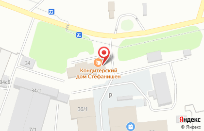 Кондитерский дом Стефанишен на улице Дзержинского на карте