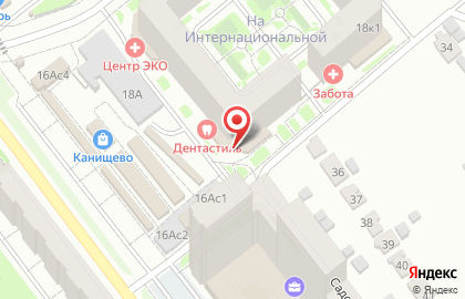 Банкомат СберБанк на Интернациональной улице, 18 на карте