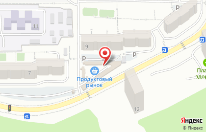 Магазин разливных напитков в Первореченском районе на карте