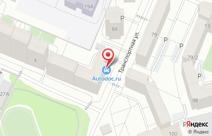Магазин автозапчастей Автодок на Амурской улице на карте