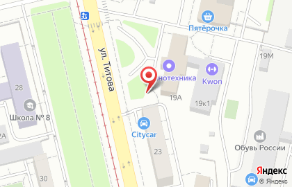 Екатеринбургский мясокомбинат на улице Титова на карте