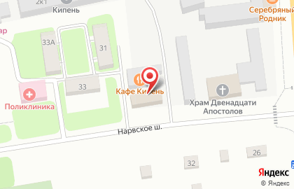 Кафе-бар Кипень на карте