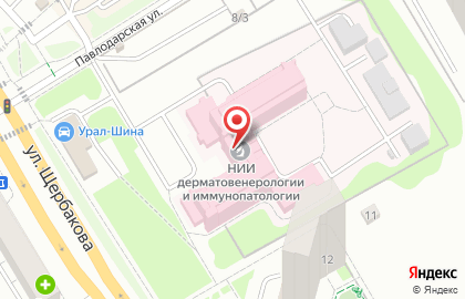 ОАО Банкомат, Уральский банк Сбербанка России на улице Щербакова на карте