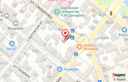 Торгово-монтажная фирма Народные окна на улице Свердлова на карте