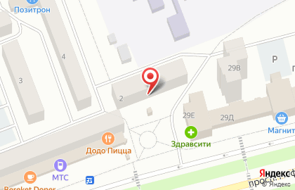 Спортивно-оздоровительный клуб Тонус в Ханты-Мансийске на карте