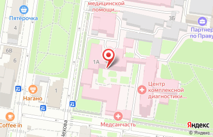РКБ-2, Республиканская клиническая больница №2 на улице Чехова на карте