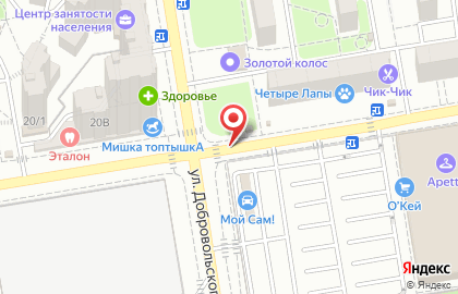 Зоомагазин в Ворошиловском районе на карте