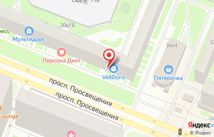 Стоматологическая клиника 33-й Зуб в Санкт-Петербурге на карте