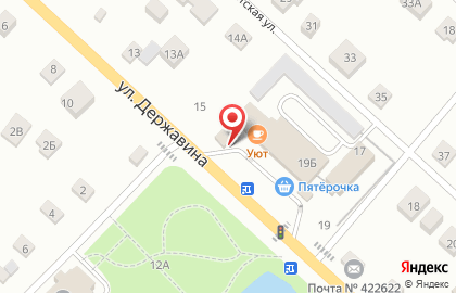 Магазин хозяйственных товаров Сельмаг на улице Державина на карте