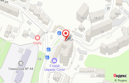 Кафе Удача в Центральном районе на карте