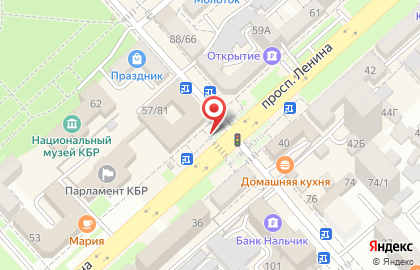 Янтарная лагуна на проспекте Ленина на карте
